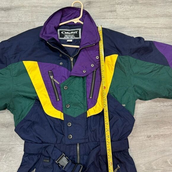Vintage 80’s OSSI Skiwear One Piece Ski Snowboard Suit Retro Men's size large - Picture 11 of 14
